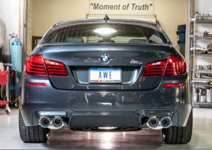 BMW M5 Performance Exhaust - Rear - AWE Tuning - Touring Edition Axle-Back, 3